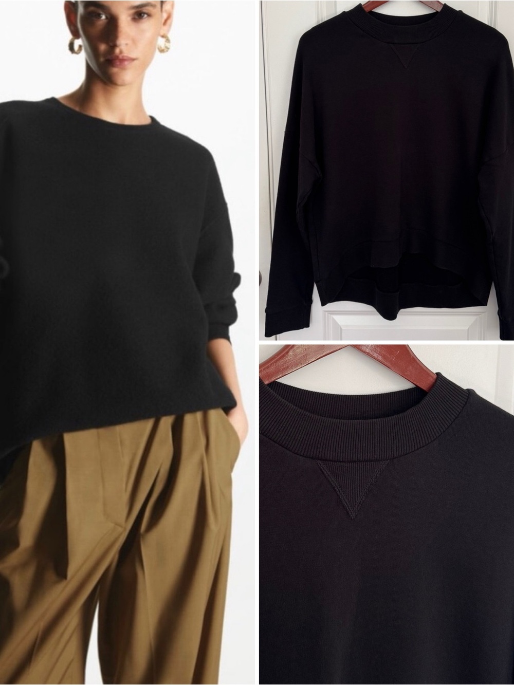 COS  Hi-lo Hem Sweatshirt